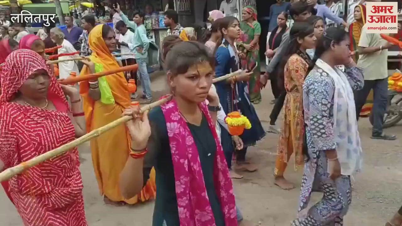 Kanbar Yatra Police deployed at every step monitoring being done with drone cameras