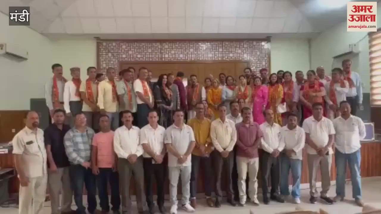 Mandi Manchali Thakur and Karanveer became Mandi District BJP General Secretaries, Rakesh Walia got the command of BJP Media Incharge for the second time in a row