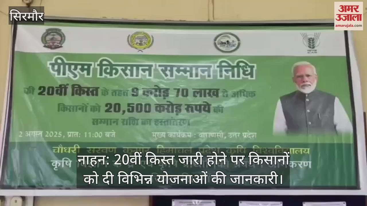 Information about various schemes given to farmers on release of 20th installment
