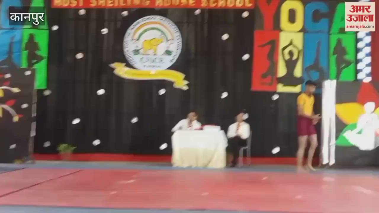 Two-day CISCE Regional Yoga Tournament begins, mesmerized with yoga postures