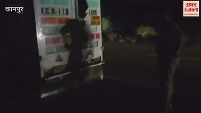 Mini loader rams into truck parked on highway from behind, driver injured