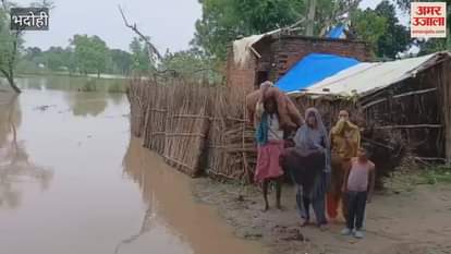 Water level close to warning point six families left home VIDEO