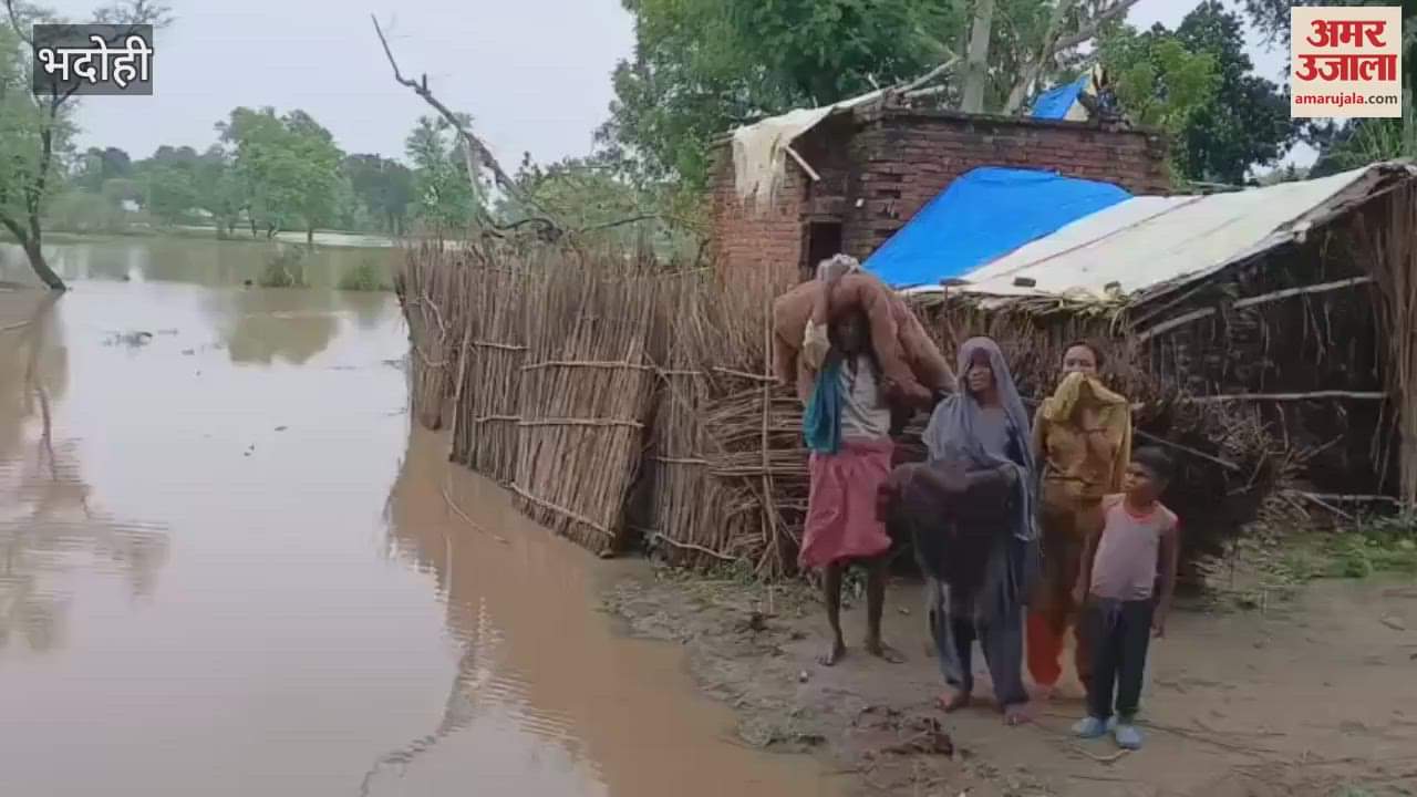Water level close to warning point six families left home VIDEO
