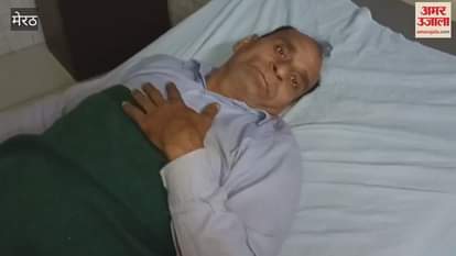 Meerut: Security guard ran to catch a thief at night, fell into a nine feet deep pit and got injured