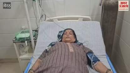 Criminals are fearless in Meerut, escaped after robbing earrings from retired inspector's wife