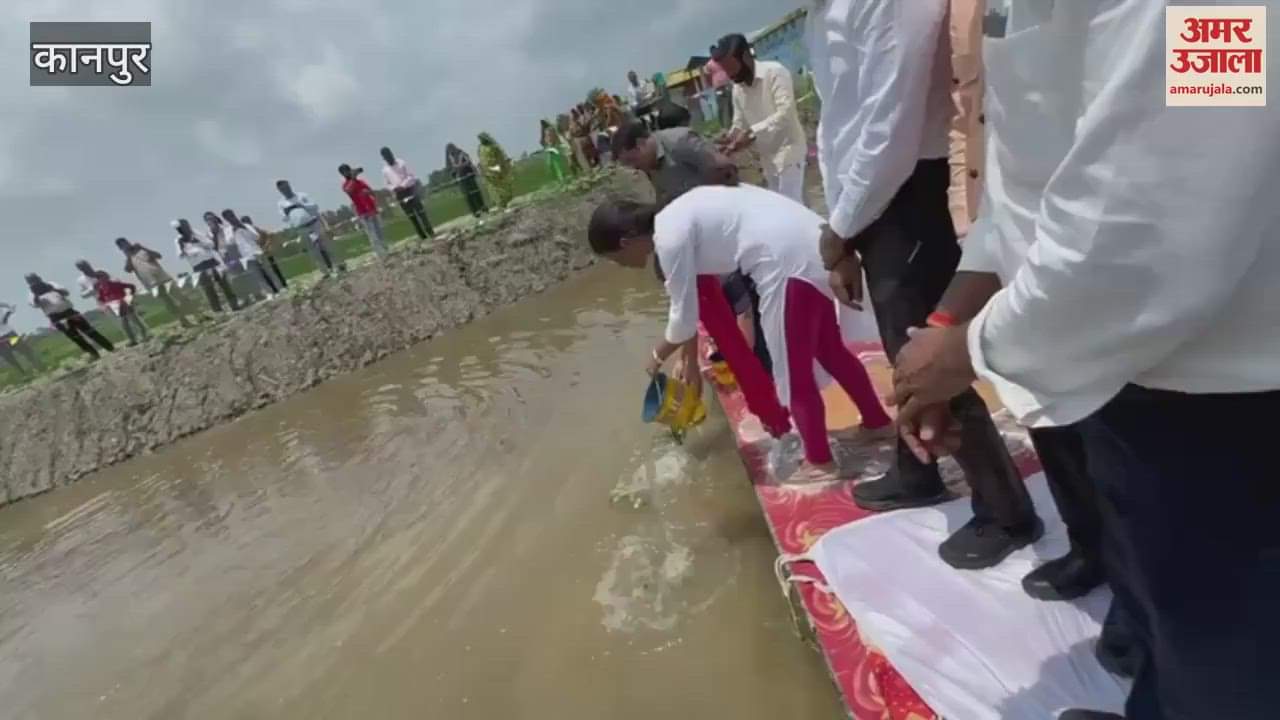 कानपुर के मंडलायुक्त ने किया नून नदी और तालाब का निरीक्षण