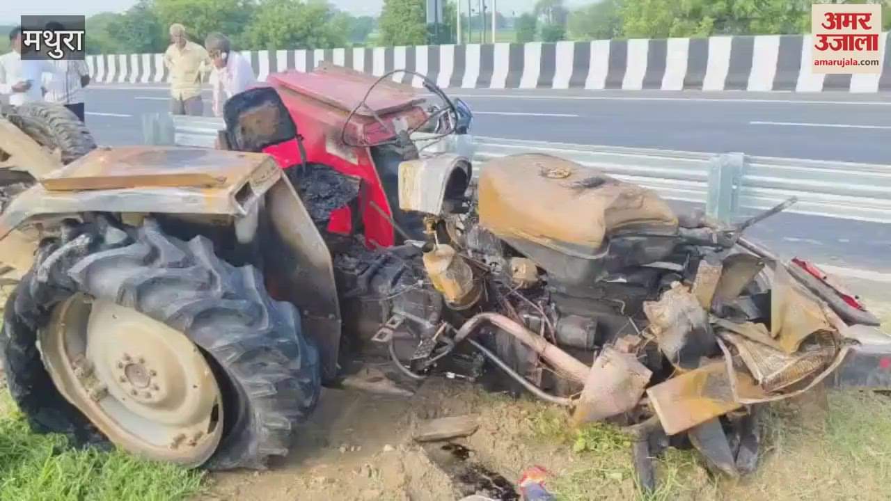Three died in road accident in mathura