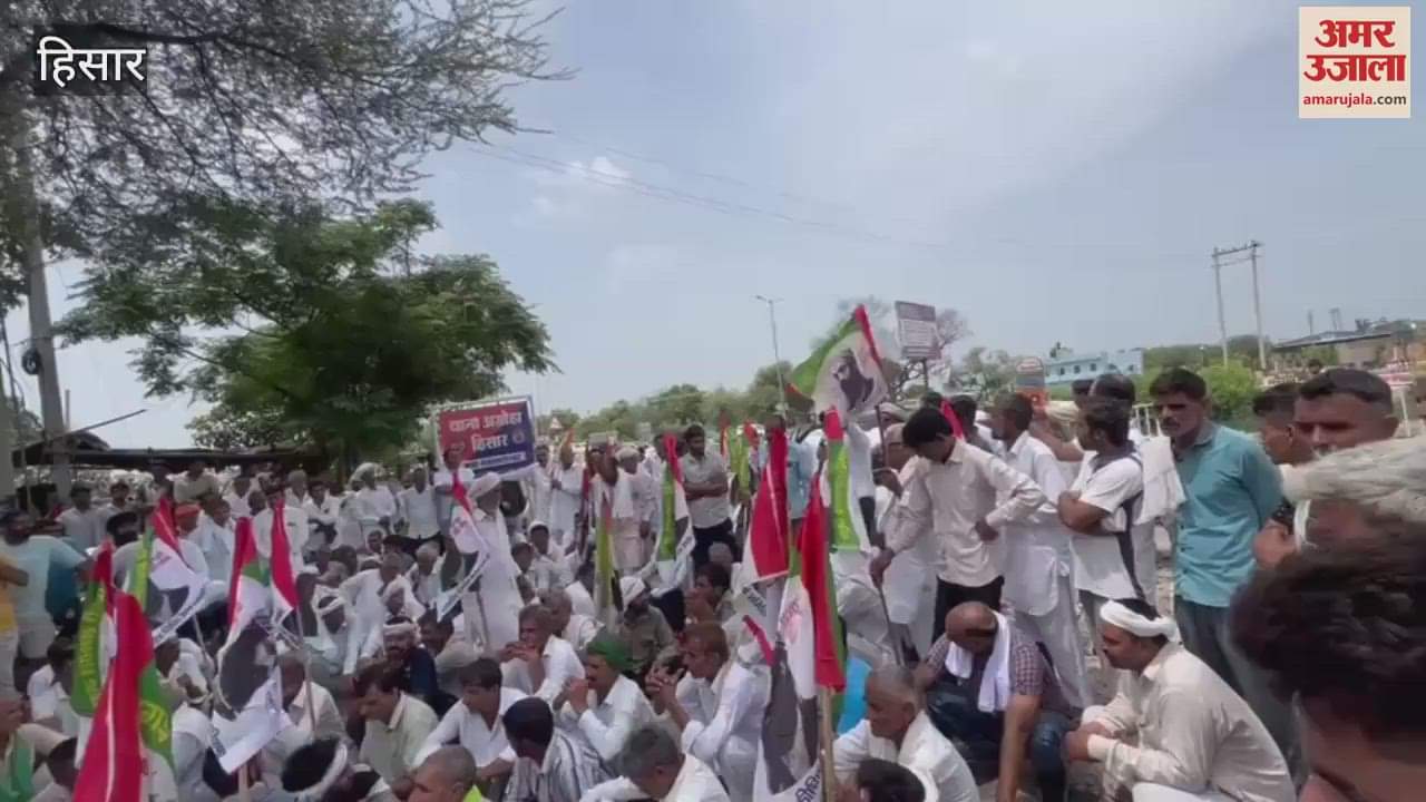 Police station surrounded in protest against increasing incidents of theft in Agroha, Hisar