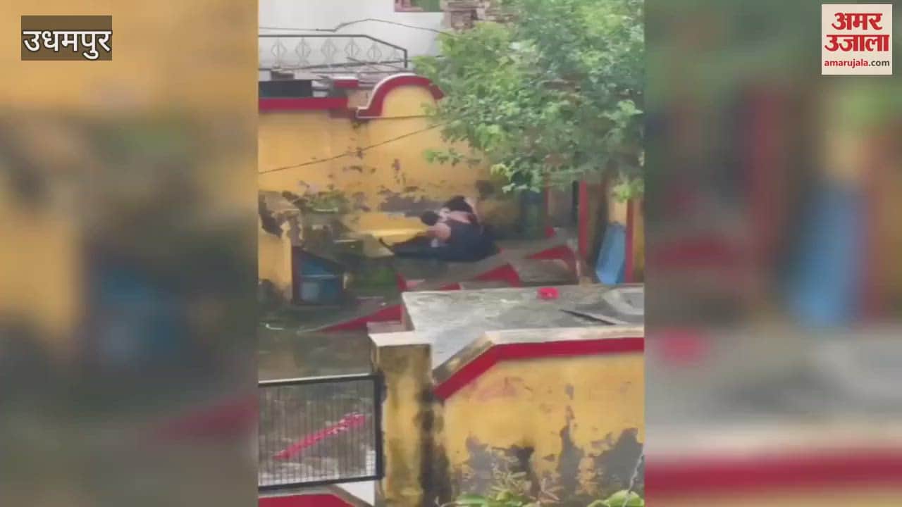 Husband brutally beats wife in Udhampur, video goes viral