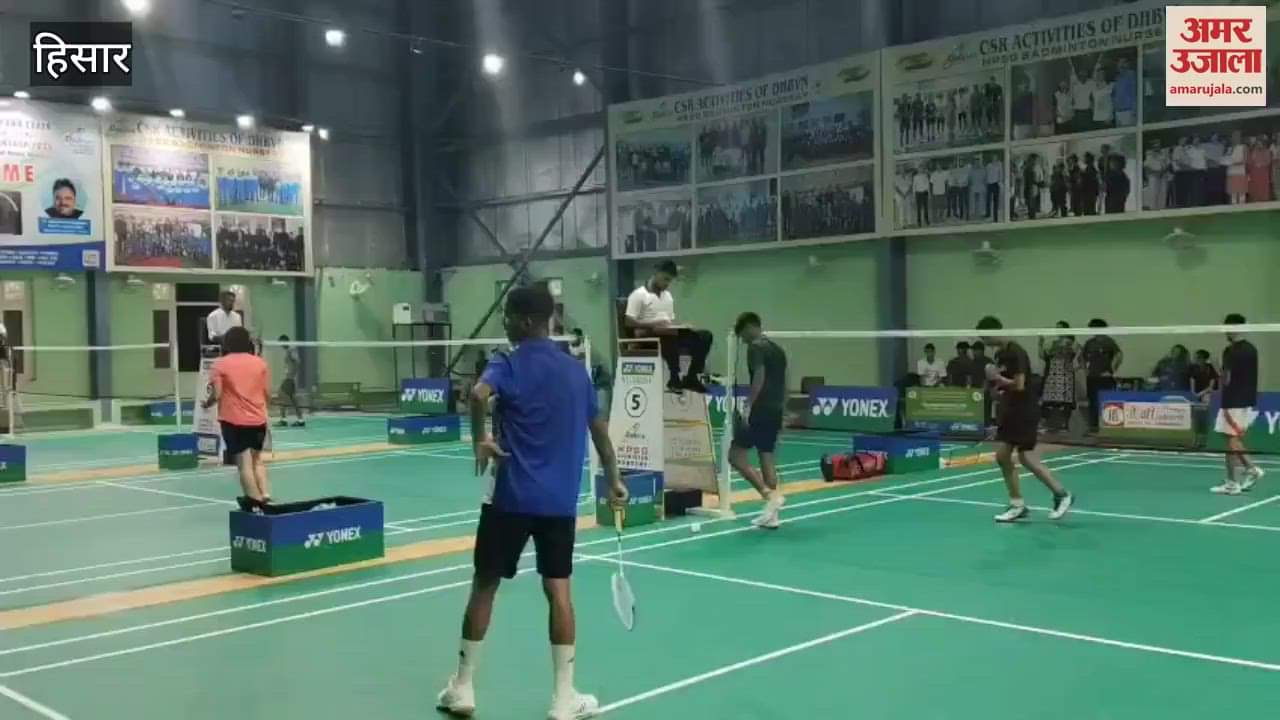58th Haryana State Senior and Junior Badminton Championship started at Vidyut Nagar in Hisar