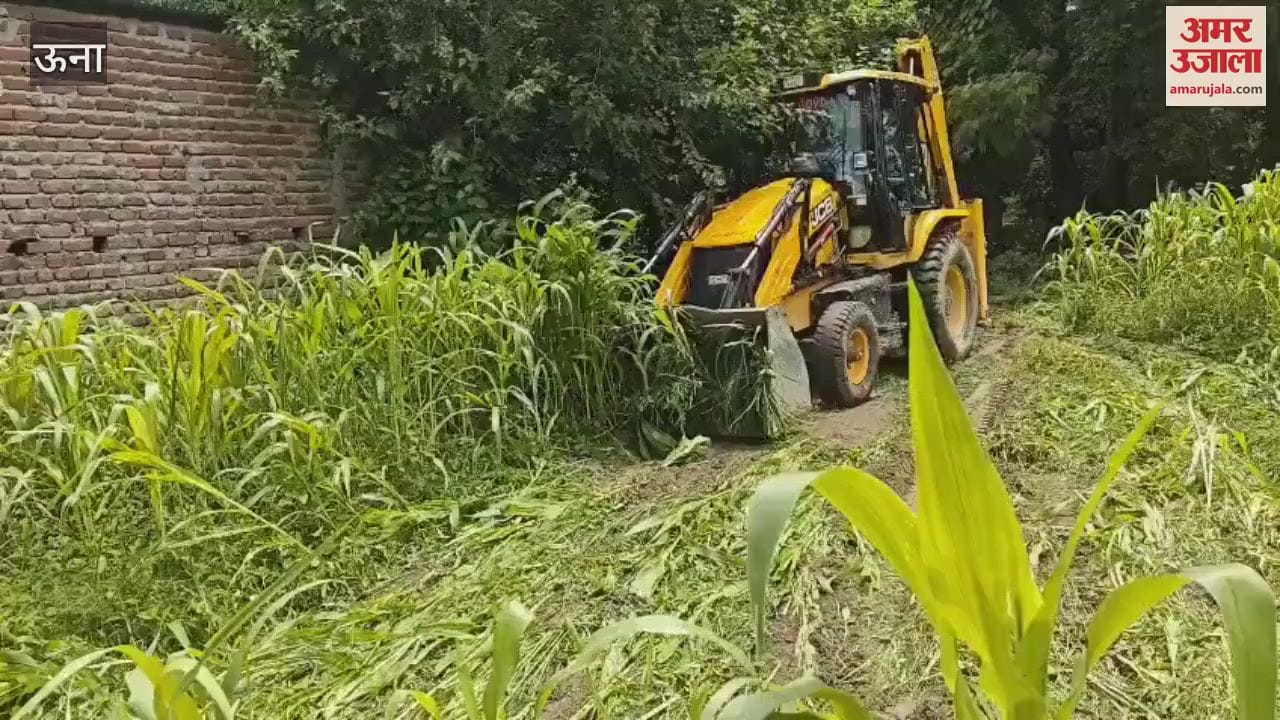 Una Illegal encroachments removed from government land in Panjoda, two given 15 days time