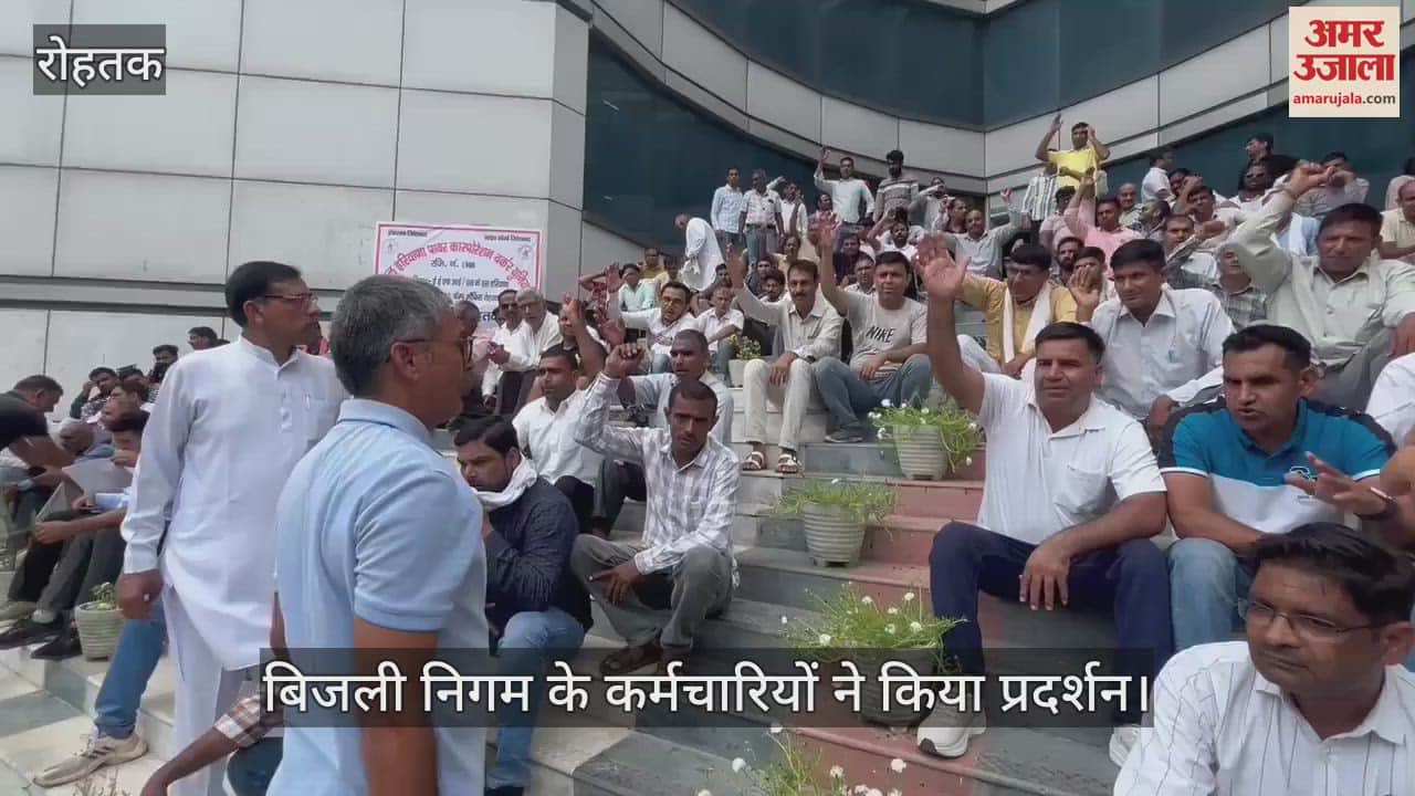 Electricity Corporation employees protested against online transfer policy