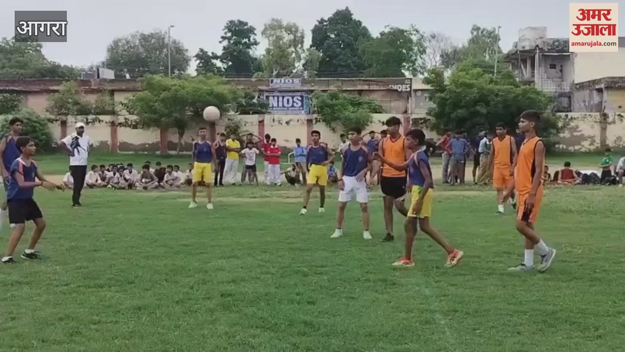 Handball competition at Eklavya Stadium
