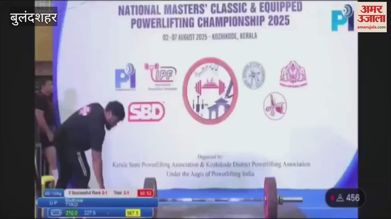 Madhukar of Bulandshahr won gold medal in Kerala At age of 53