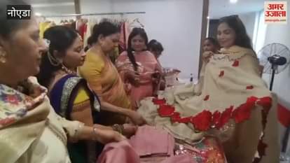 Women set up stalls in Noida to promote entrepreneurship