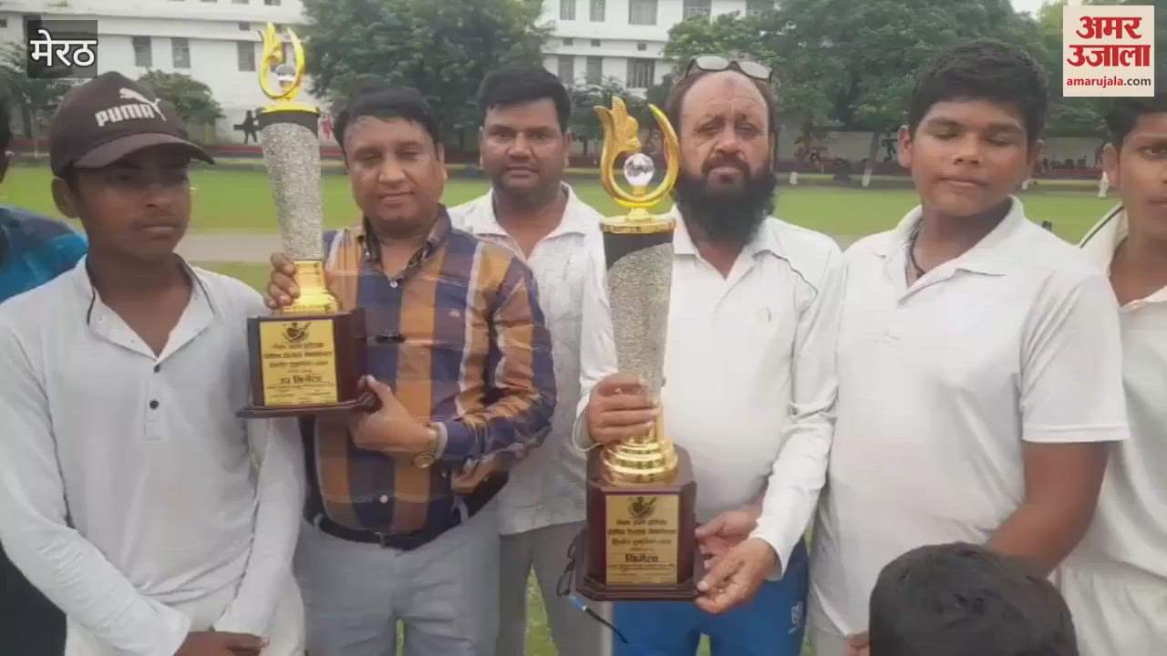 Meerut: Final match played in the fifth Vipin Sirohi Memorial Cricket Tournament