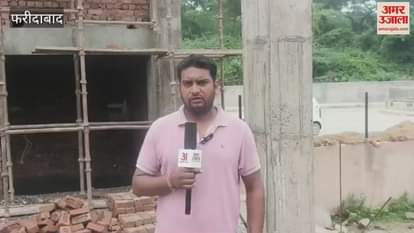 Workers engaged in beautifying Badkhal lake in Faridabad were not given safety equipment