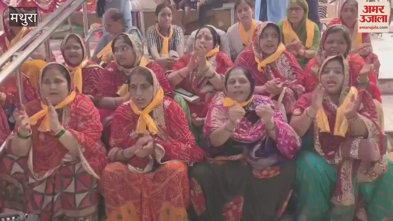 protest against Bankebihari Temple Corridor in vrindavan