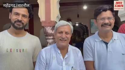 Red Cross Committee General Secretary Mahesh Joshi visited the ashram of Maharishi Chyavan Rishi in Narnaul