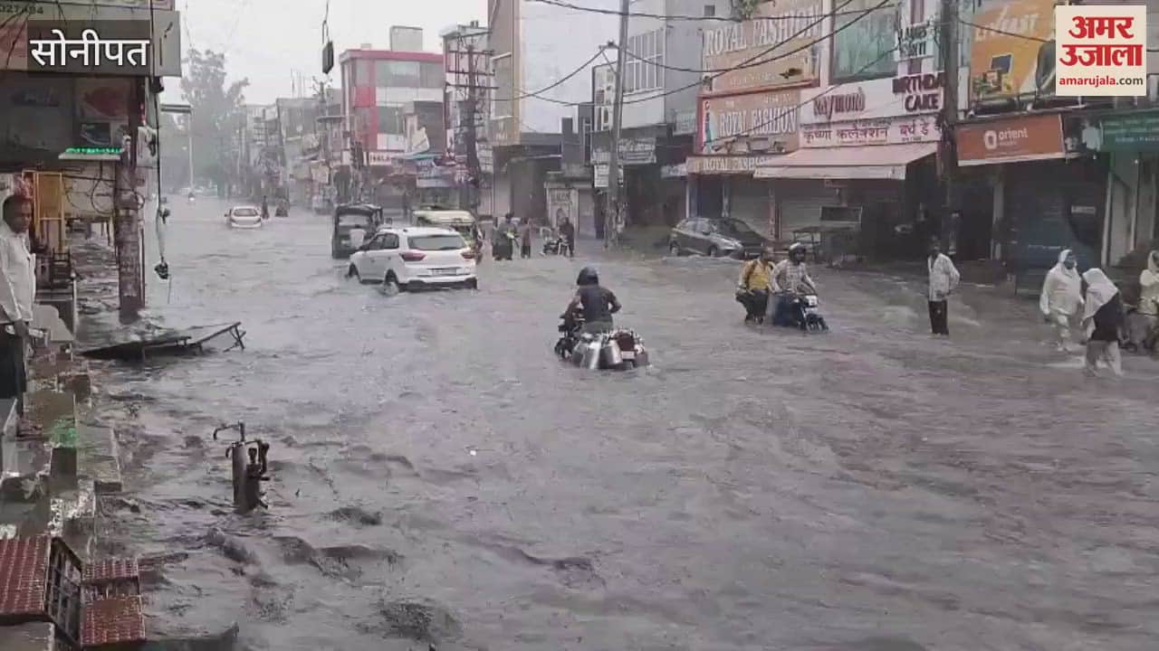 Condition worsened due to rain in Sonipat, trouble arose due to breakdown of drainage system