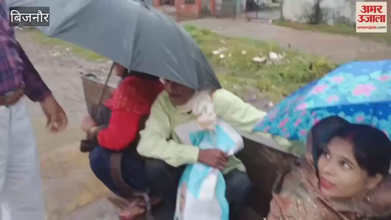 Bijnor: Roads turned into rivers, Rakshabandhan festival faded