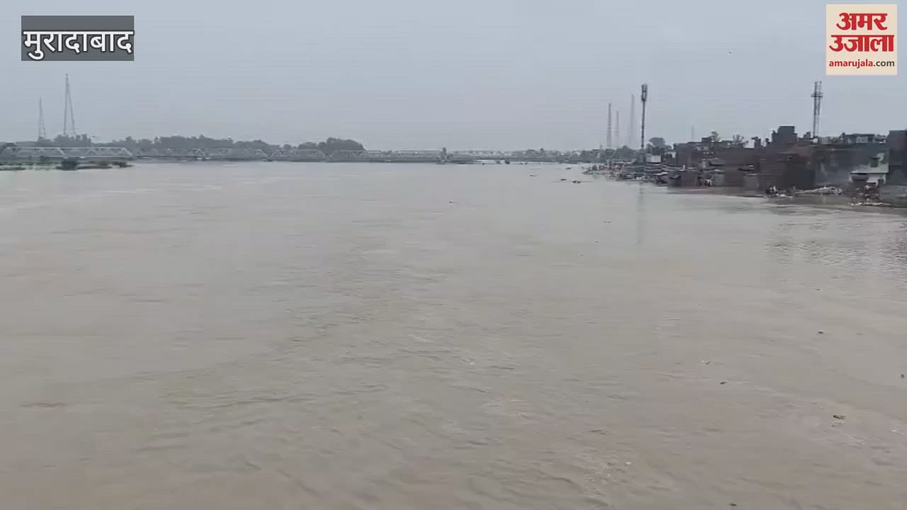 Water entered Moradabad city, administration issued alert, roads closed... crisis in villages too