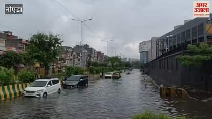 Amid heavy rains water is everywhere in Noida