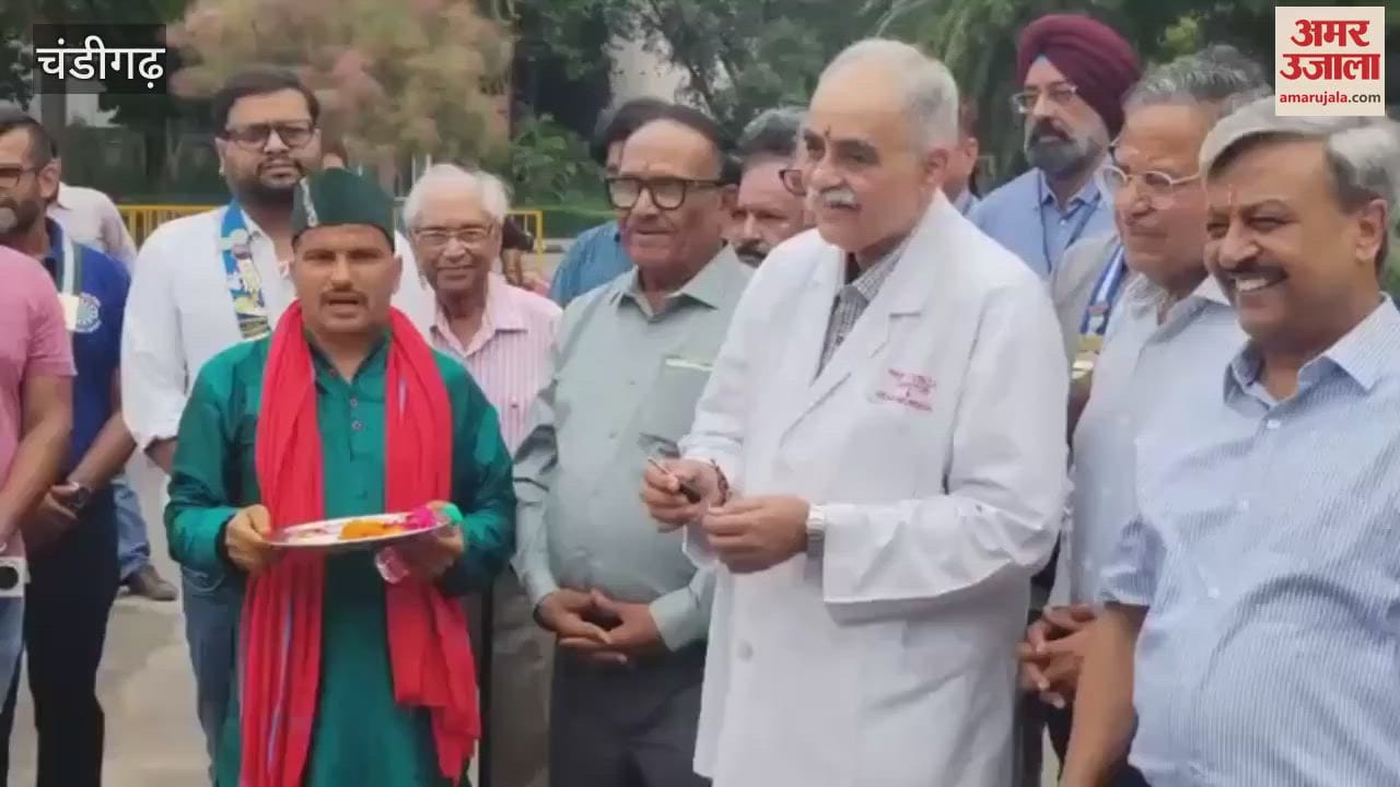 NGO gave three new ambulances to PGI Chandigarh