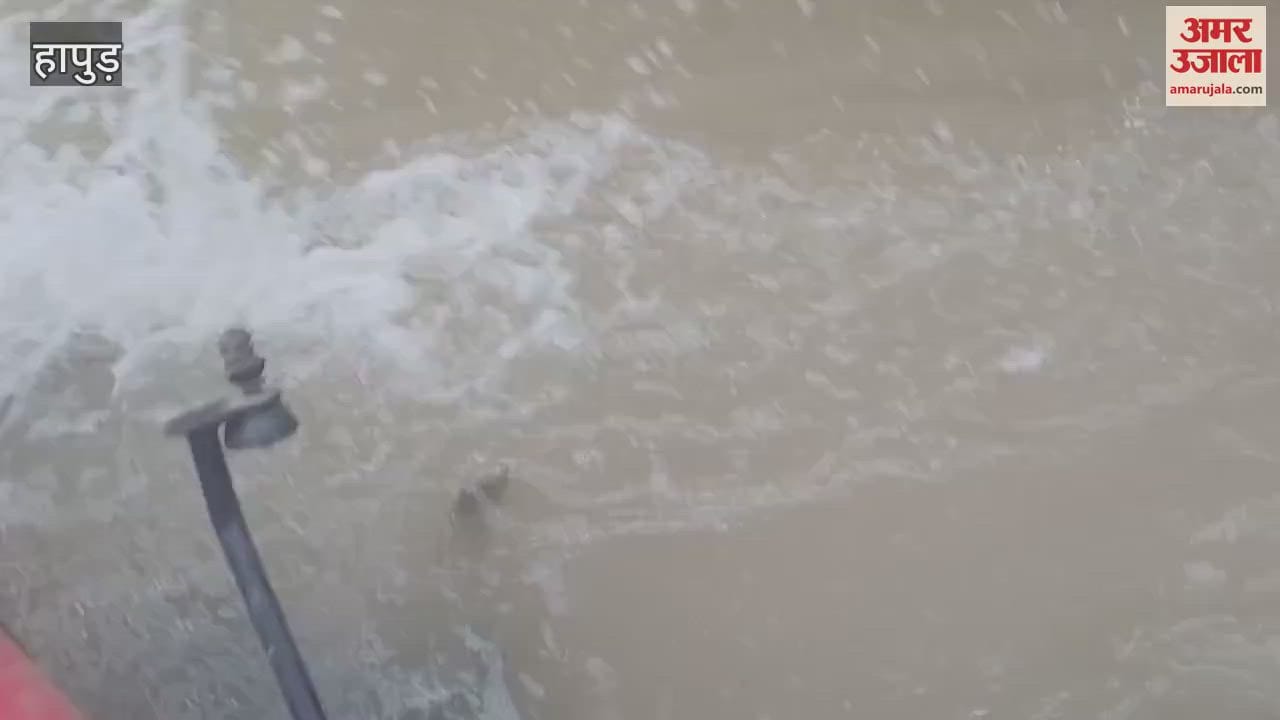 water level increased by 11 centimeters of Ganga in Garh of Hapur