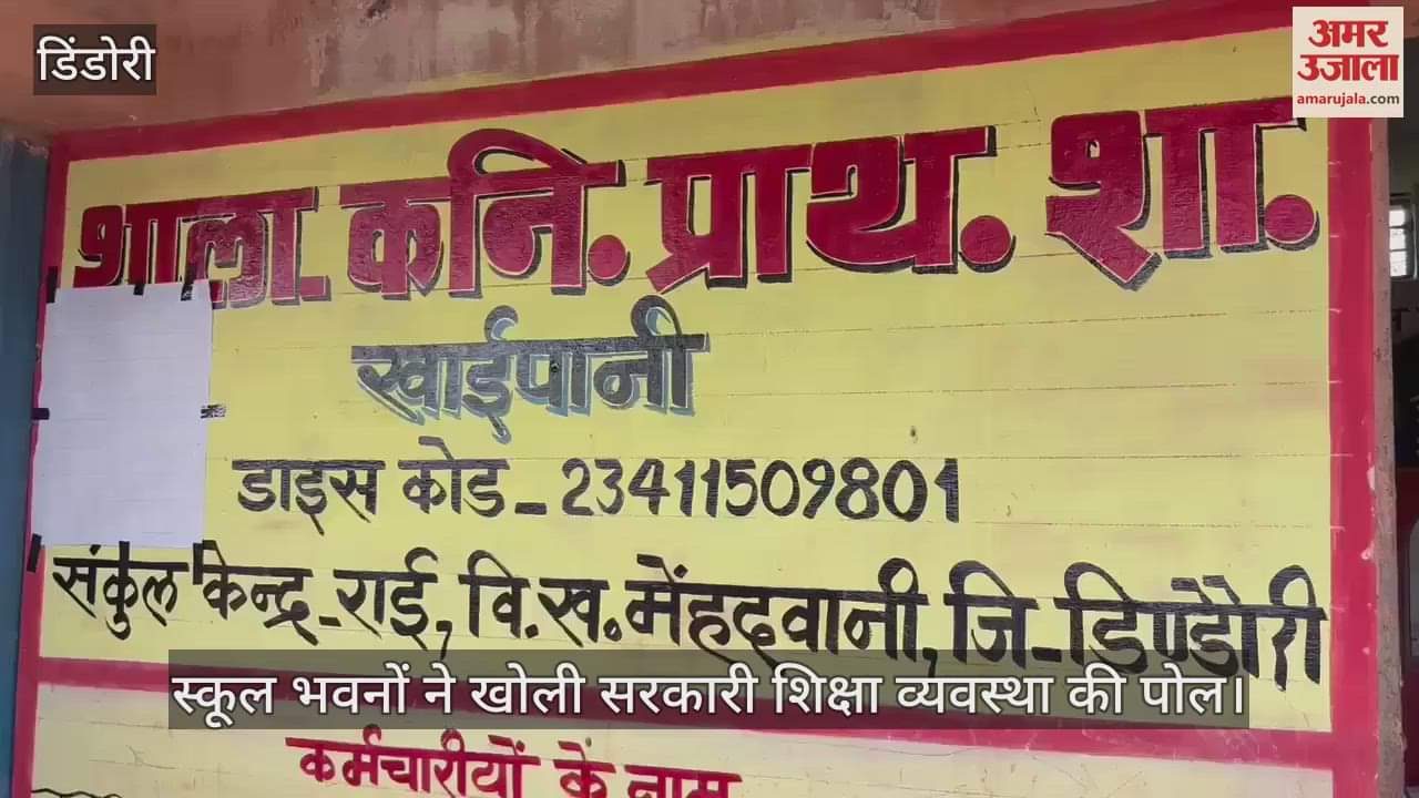 Dilapidated school buildings in Dindori district exposed the reality of government education system