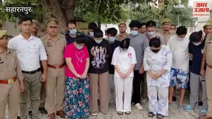 Saharanpur: Fake international call center was running in the hotel, cyber fraud was being done with foreigners
