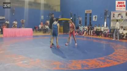 Una Himachal Pradesh Wrestling Association organized trials at Indira Stadium for the upcoming Under-23 National Wrestling Championship