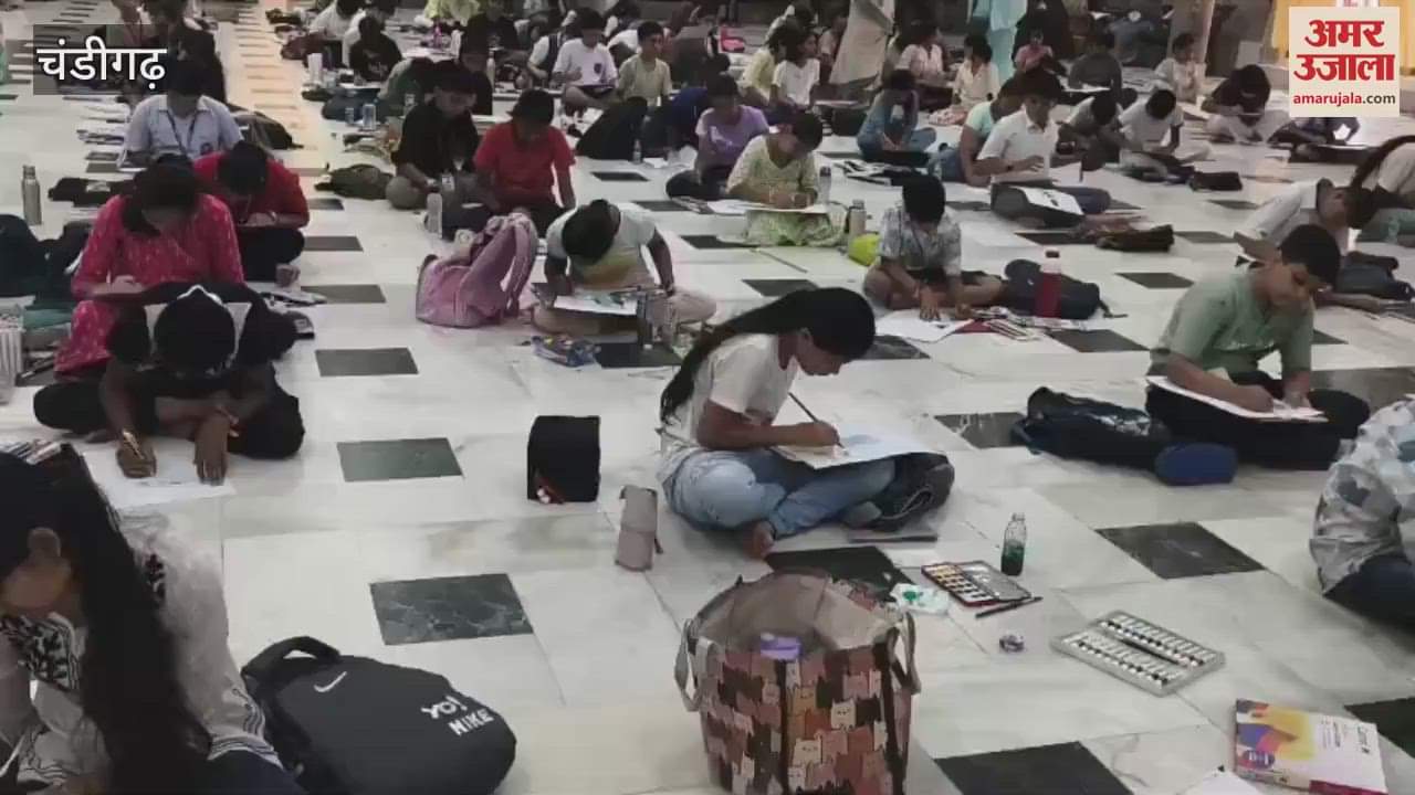 Drawing and coloring competition on Shri Krishna Janmashtami at ISKCON temple