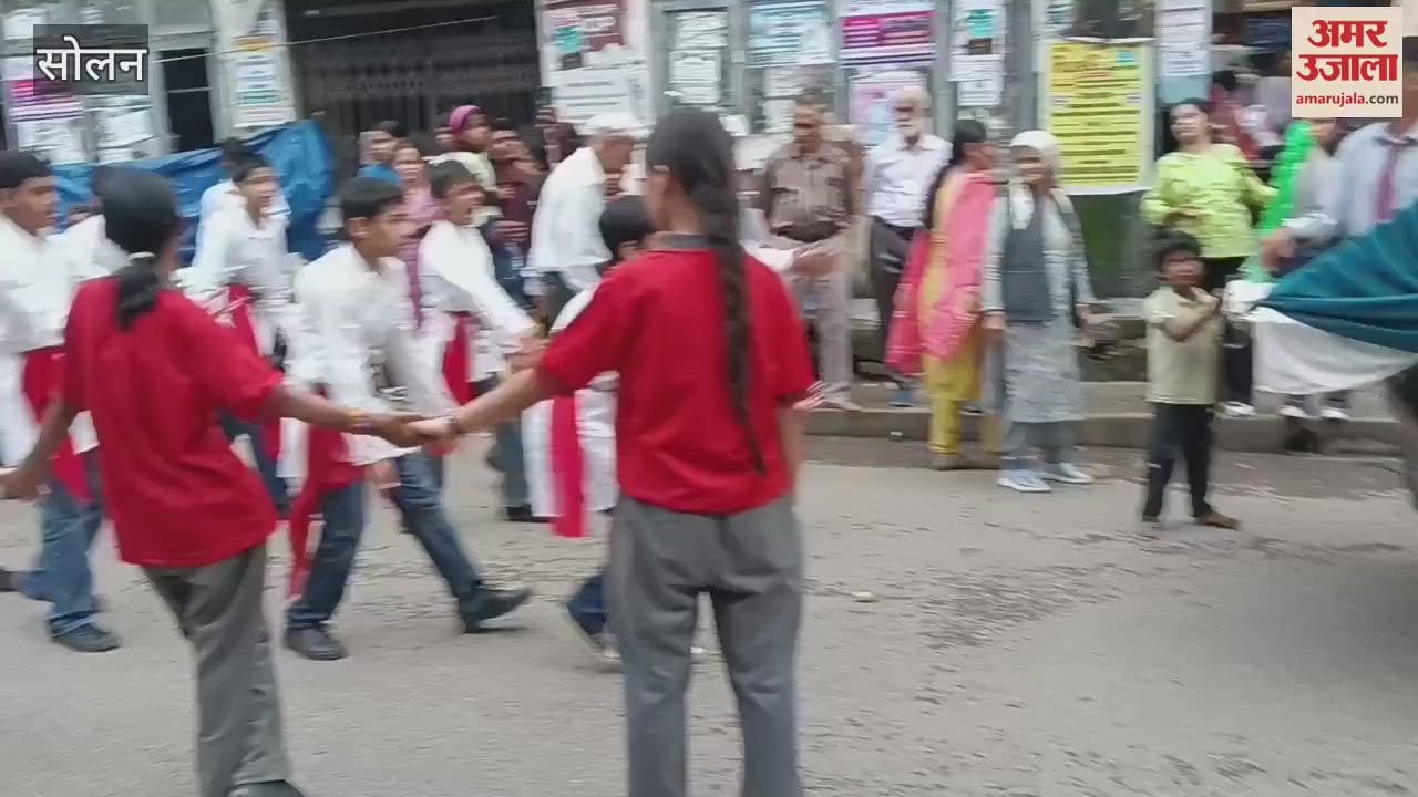 Solan Procession taken out on Mall Road for Janmashtami festival