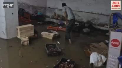Highway department's big negligence at Kathua's Kharot turn, rain water entered the basement
