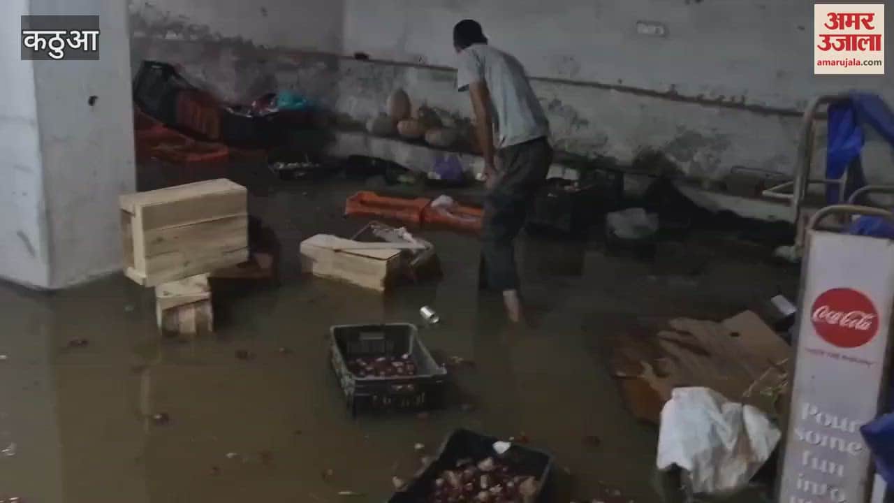 Highway department's big negligence at Kathua's Kharot turn, rain water entered the basement