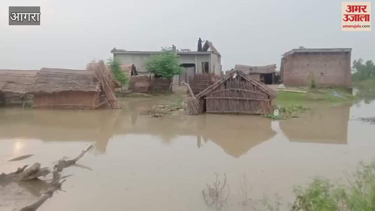 ganga water level rise flood in kasganj