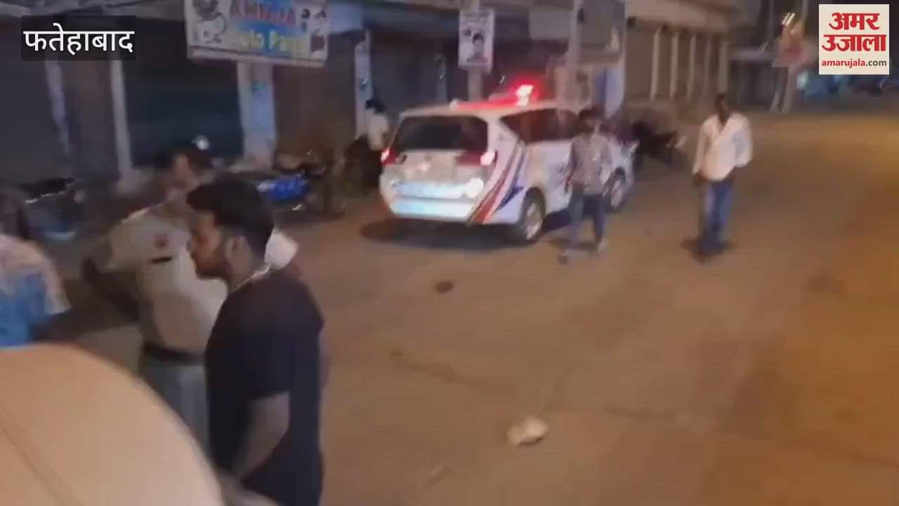 A speeding car hit a bike from behind in Tohana