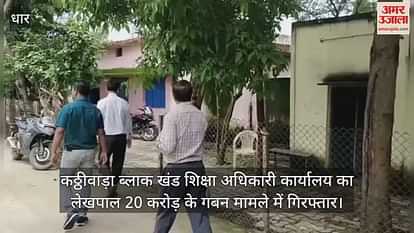Dhar News: Accused of embezzlement of 20 crores in Alirajpur arrested from Indore