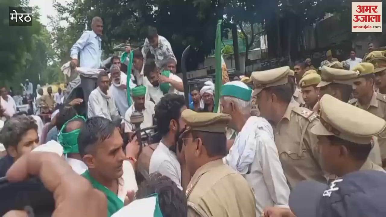 Police Tried to Stop Tractors, Farmers Forced Entry and Parked at Commissionerate