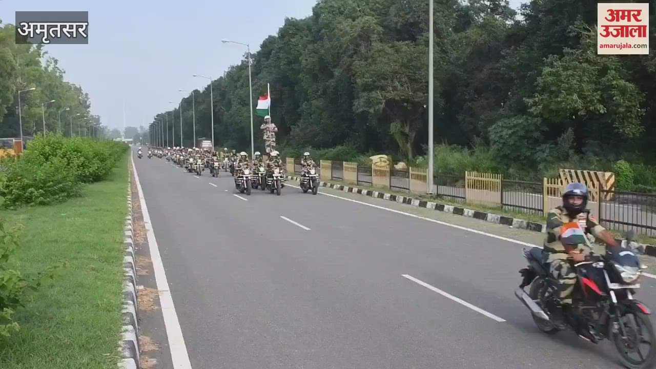 BSF bike rally in Amritsar