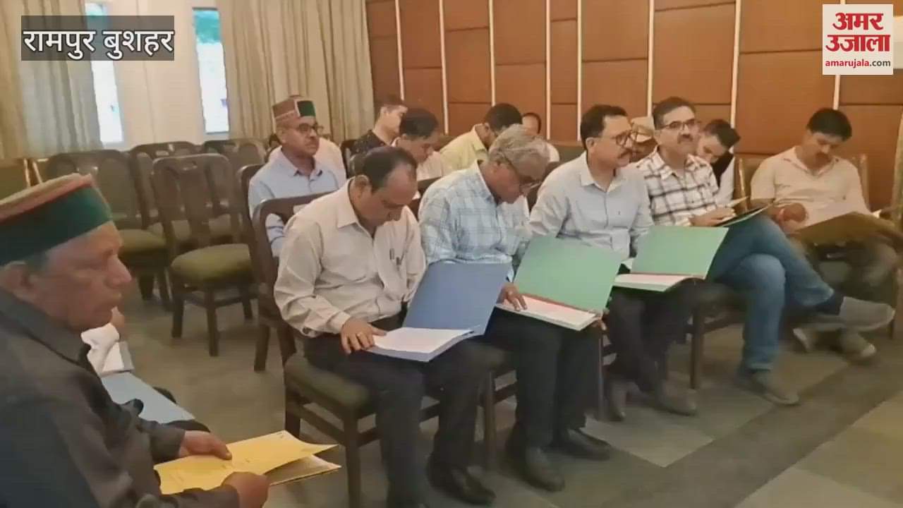 Rampur Bushahr Meeting of Bhima Kali Mandir Trust Sarahan held in Circuit House Rampur