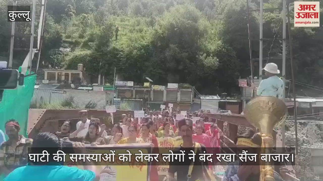 Kullu: People kept Sainj market closed due to problems of the valley