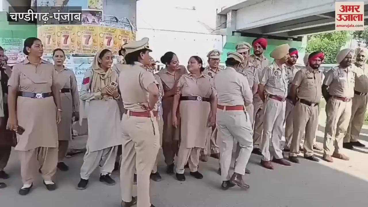 Police flag march in Moga