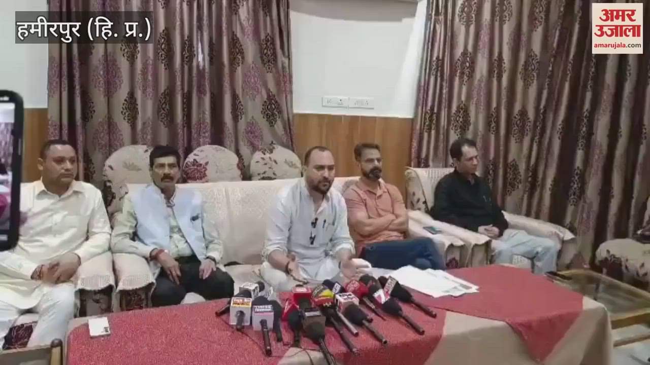 Hamirpur: MLA Ashish Sharma said Policemen entered uncle crusher without warrant, forcibly stole the hard disk