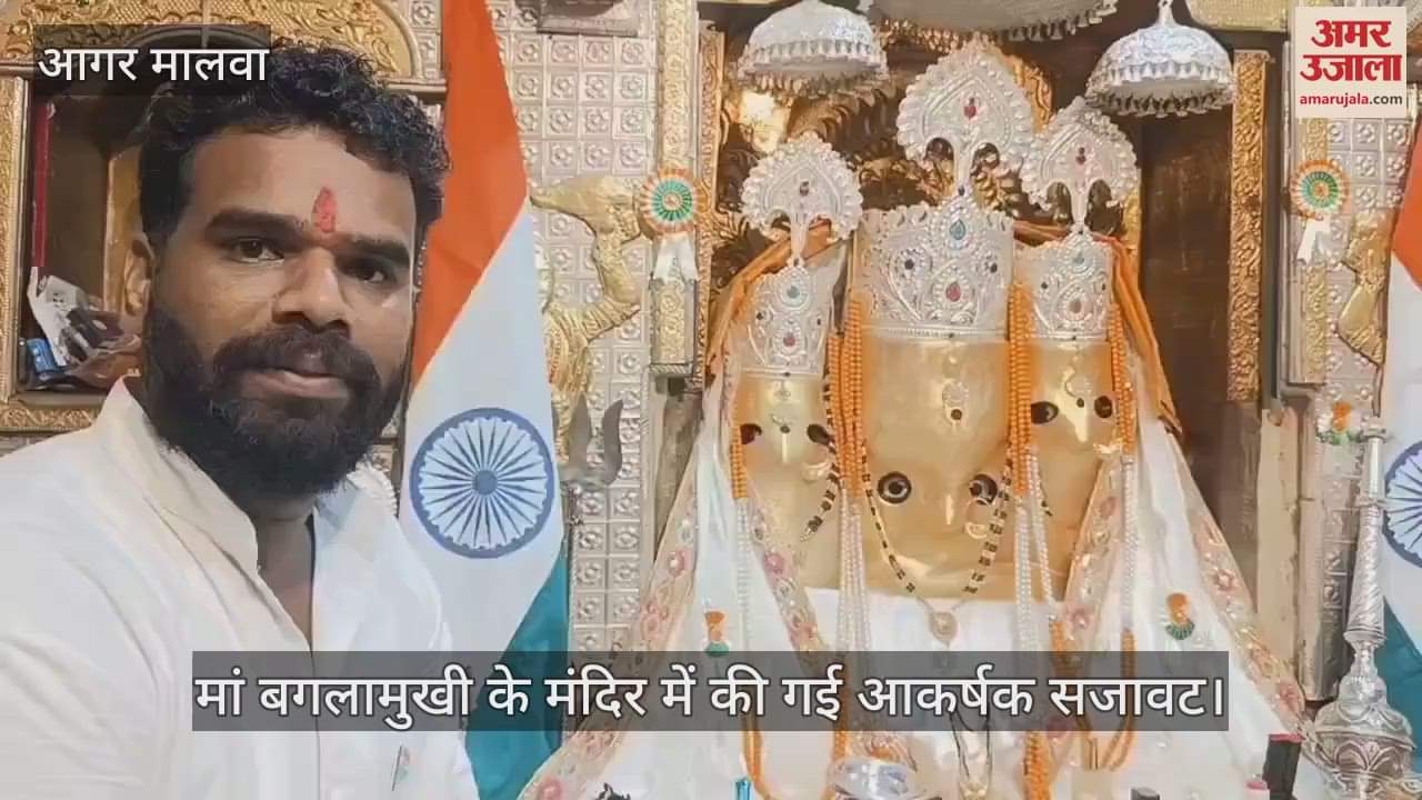 A glimpse of patriotism is seen in the court of Maa Baglamukhi