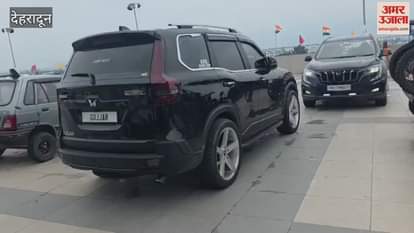 Stunts were being performed with cars and bikes on the roof of Mall of Dehradun, police fined owners