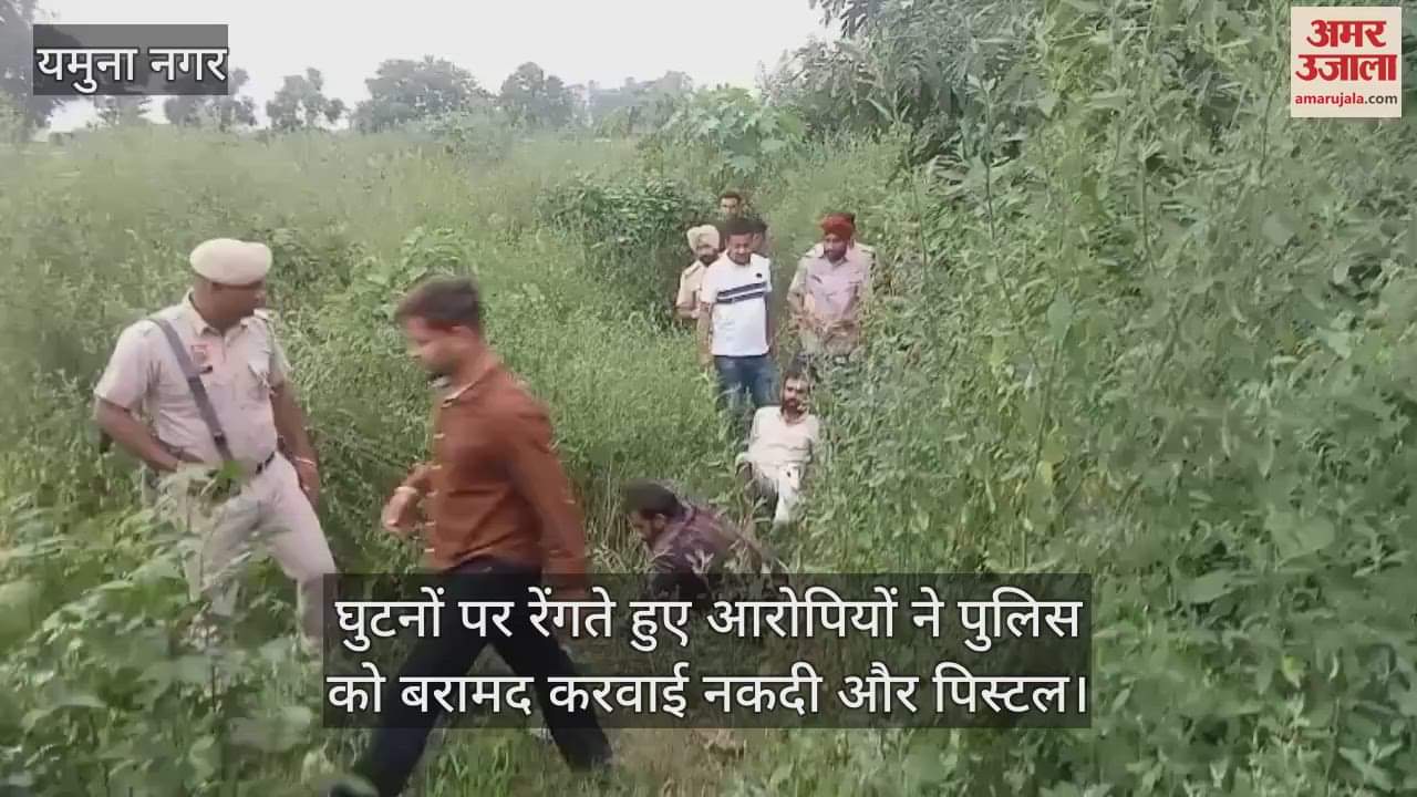 The accused handed over cash and pistol to the police