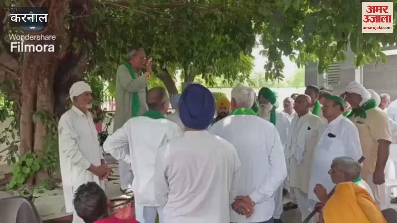 Tractor march of farmers in Karnal regarding their demands