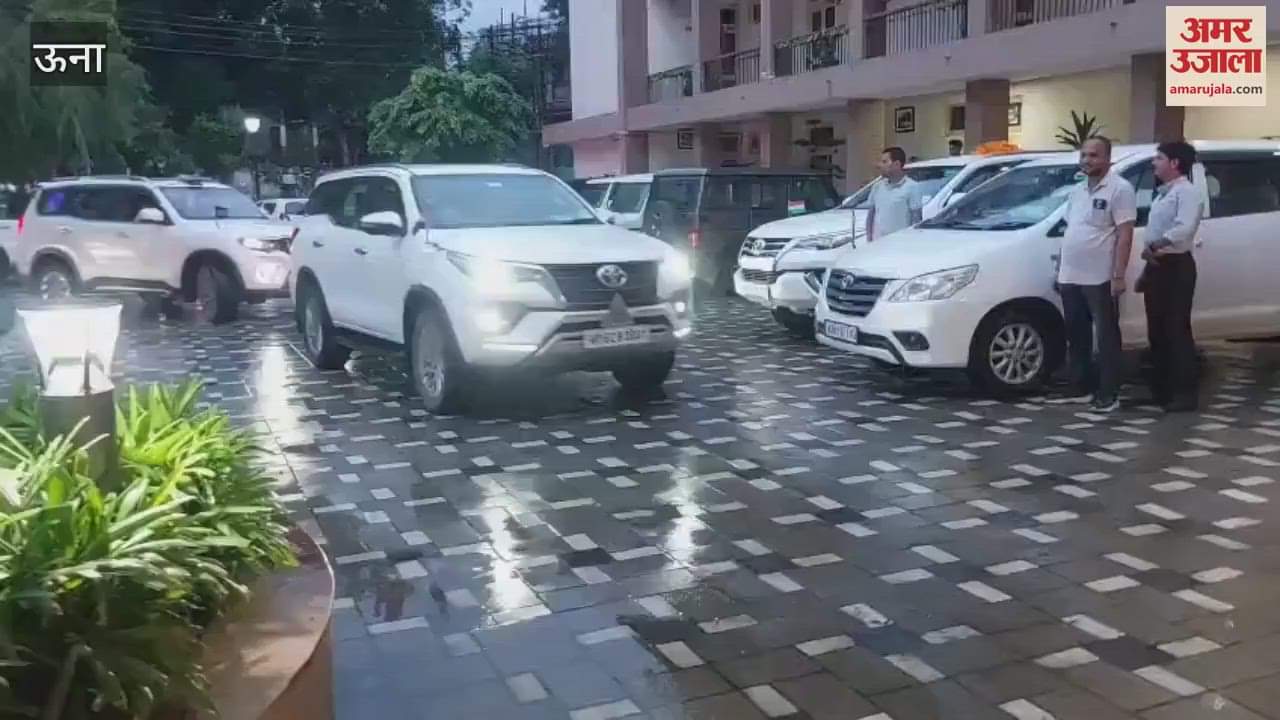 Assembly Speaker warmly welcomed on reaching Una will hoist the national flag at district level Independence Day celebrations